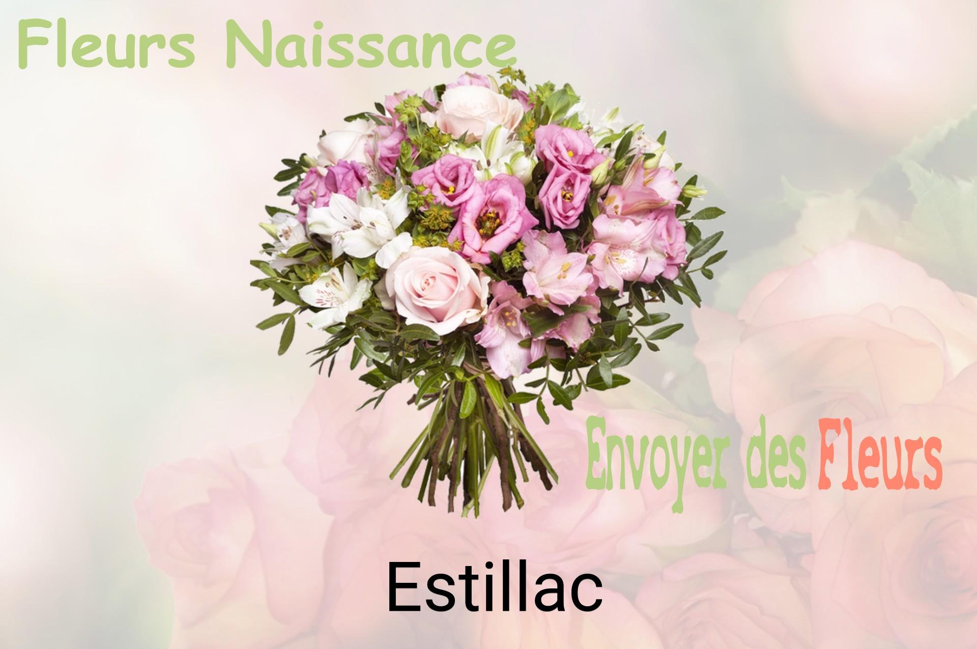 Bouquet de fleurs de naissance livré à Estillac